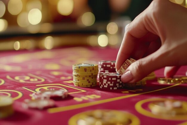 Caribbean Stud Poker live table on h5 sm605 with dealer and player cards