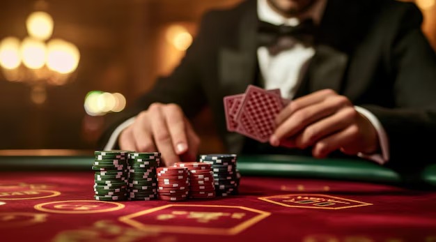 Live-dealer tables: blackjack, roulette, baccarat